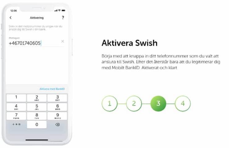 Steg 4: Skapa och aktivera ditt Swish-konto