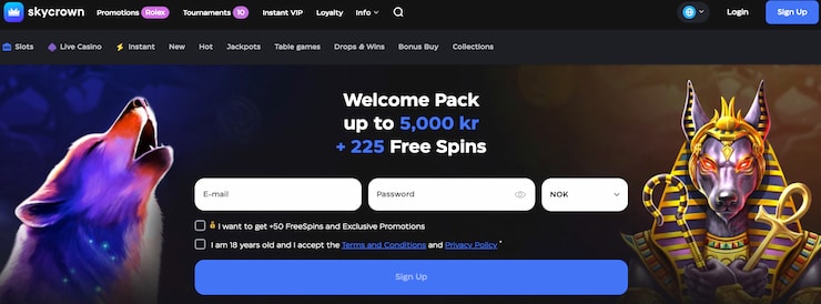 SkyCrown zimpler casino utan svensk licens